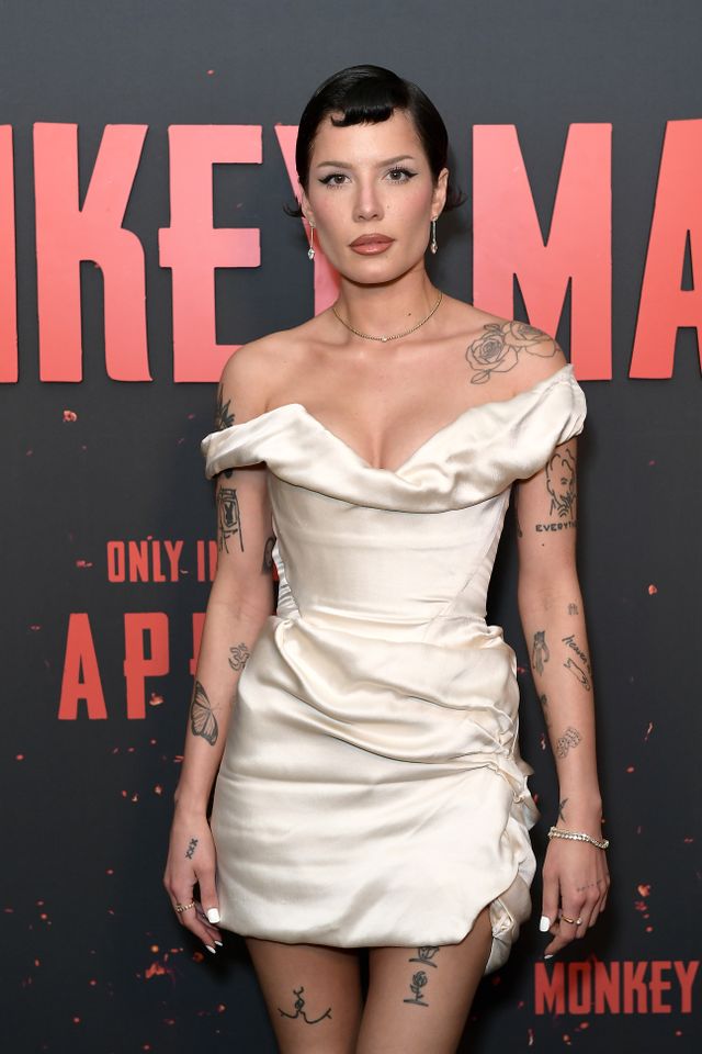 Halsey attends a special screening of MONKEY MAN presented by Universal Pictures