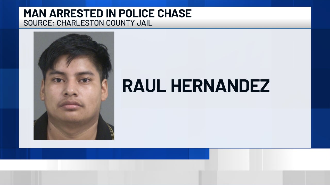 Police: North Charleston man arrested after pursuit ends in yard