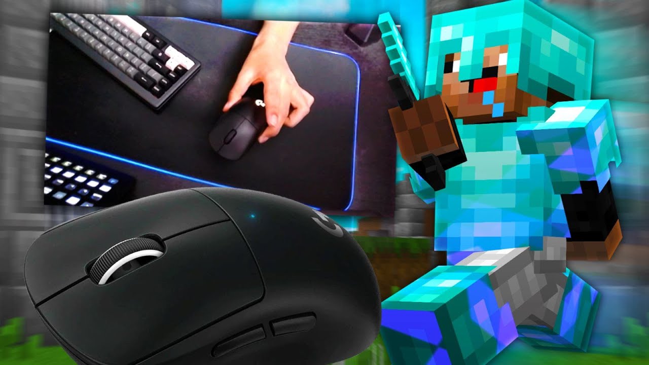 Playing Skywars with the Logitech G Pro Wireless (mousecam)