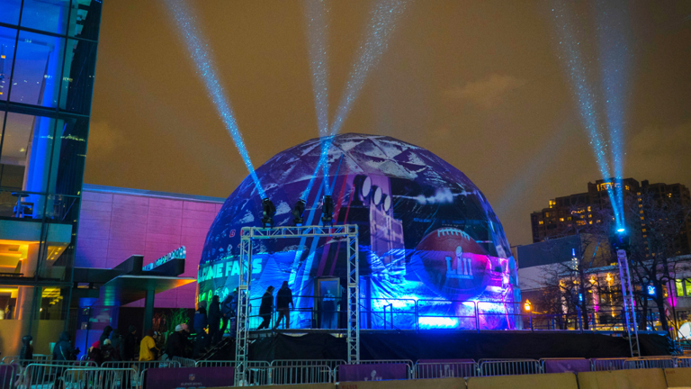 California city gets its own 'sphere' as cutting edge entertainment ...