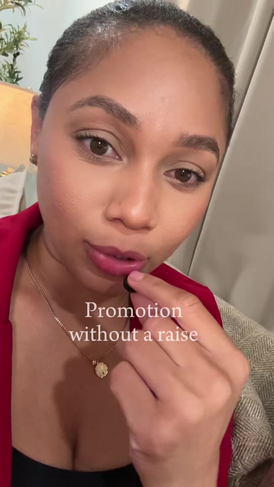 Why a promotion without a raise is not enough