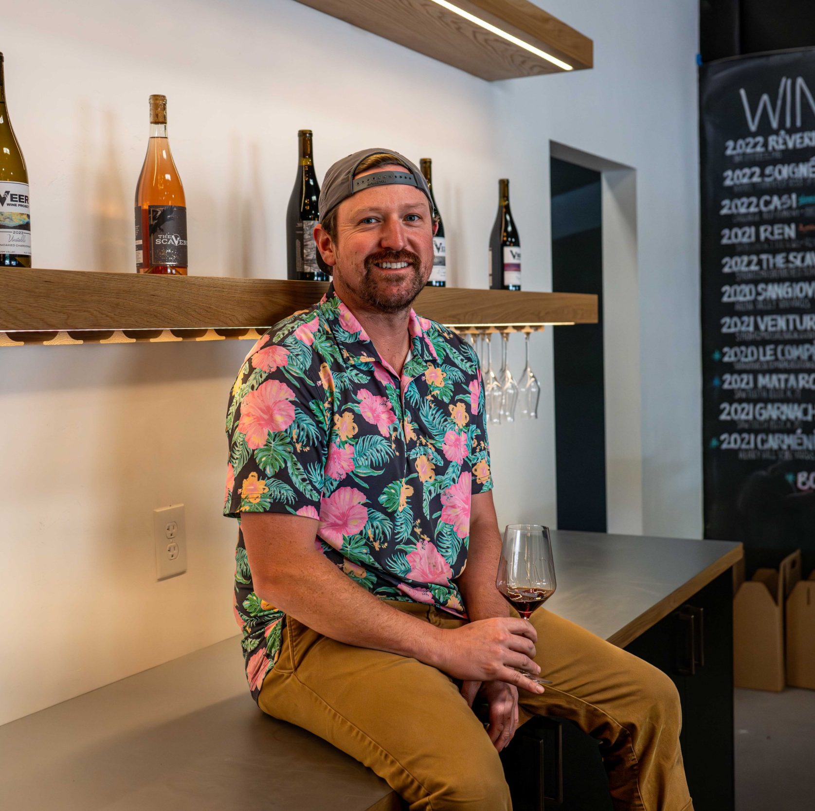 Will Wetmore is the owner of Veer Wine Project in Garden City