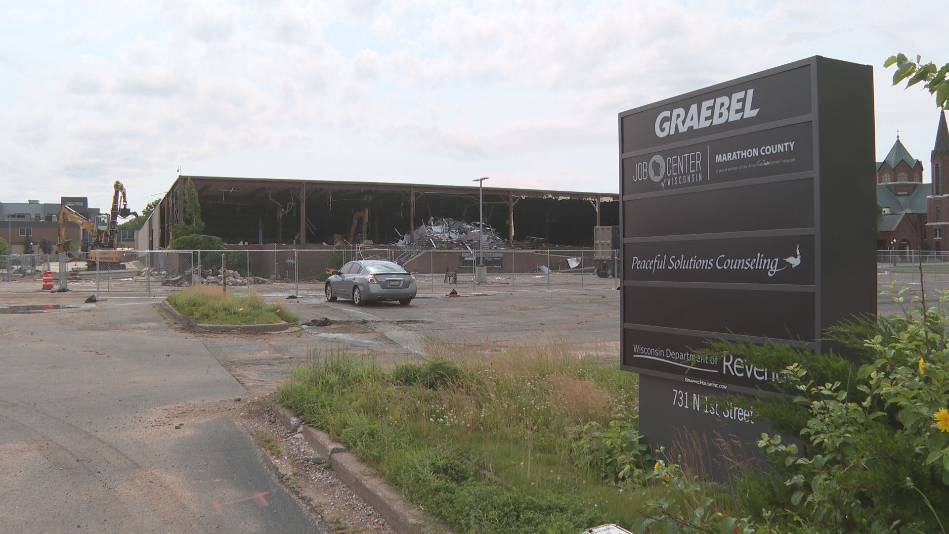 Demolition underway in downtown Wausau for new senior housing complex