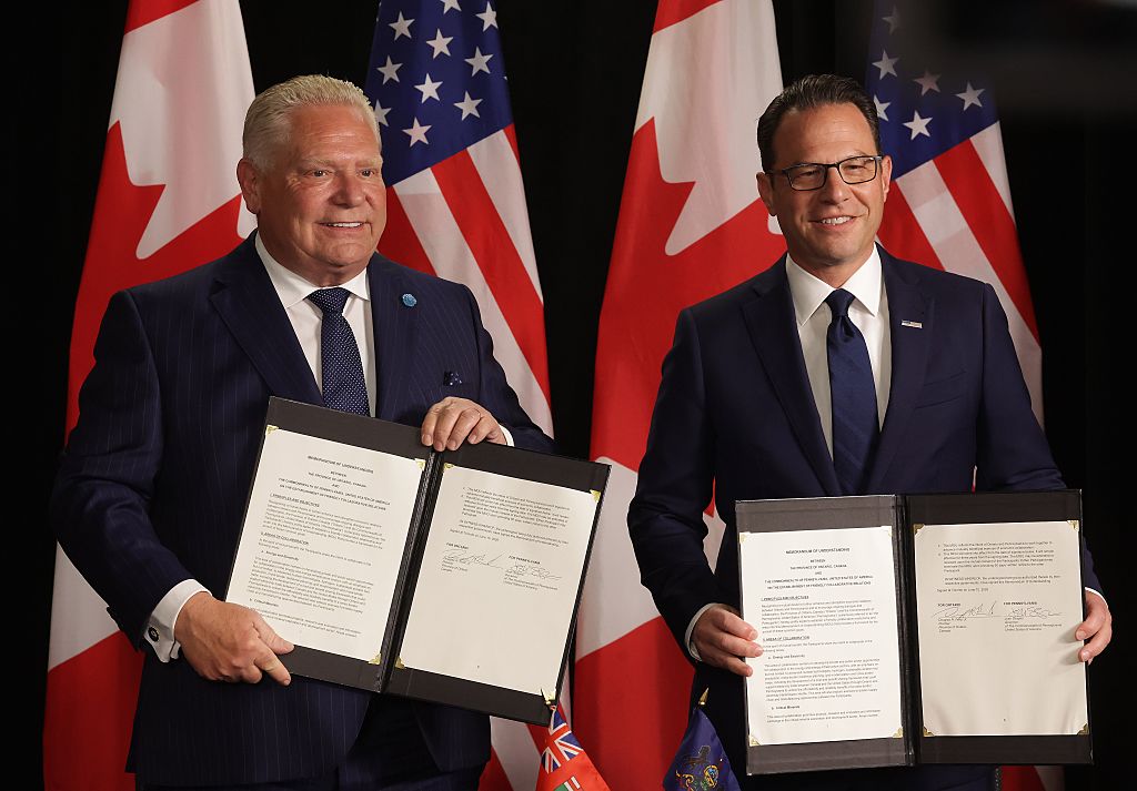 Doug Ford signs deal with US officials, meets many more