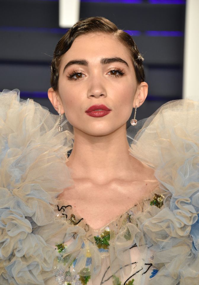 Rowan Blanchard attends the 2019 Vanity Fair Oscar Party hosted by Radhika Jones
