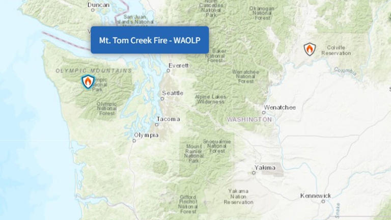 Here's where fires in Washington state are burning