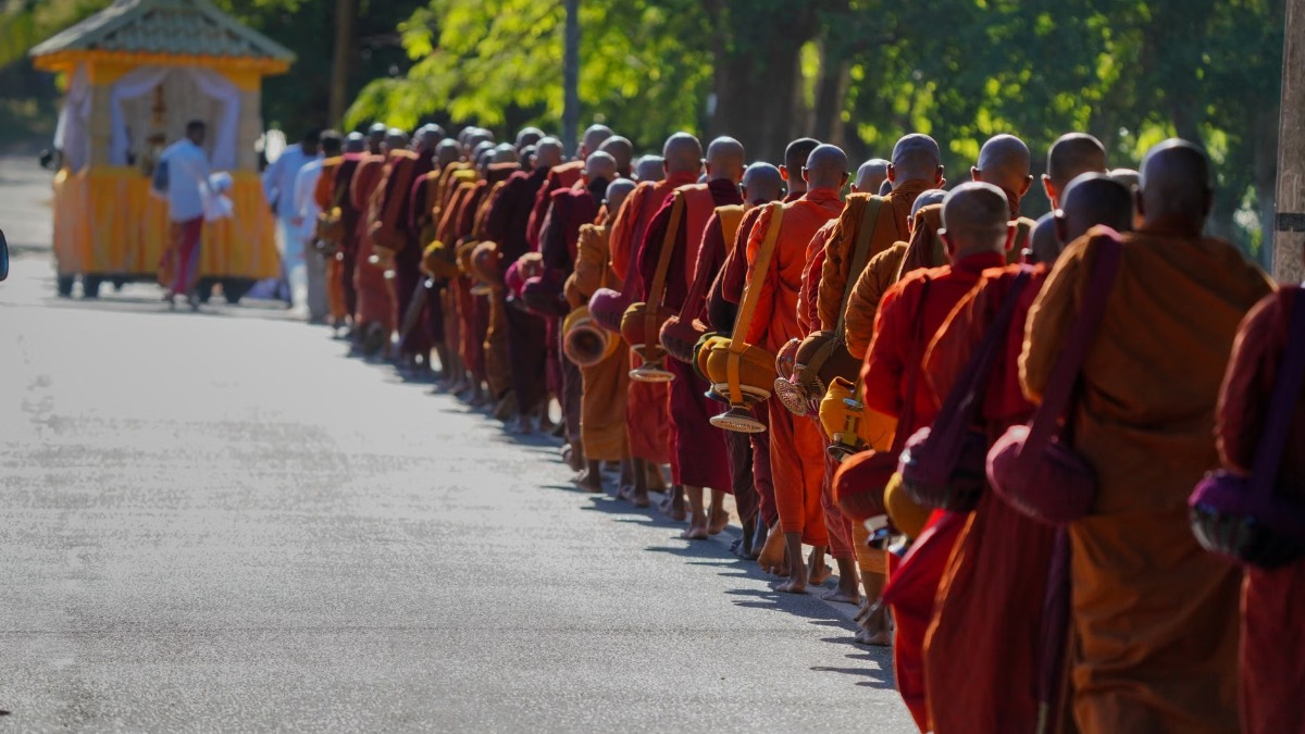 Nine Thai monks were killed after a pickup truck crashed into their ...