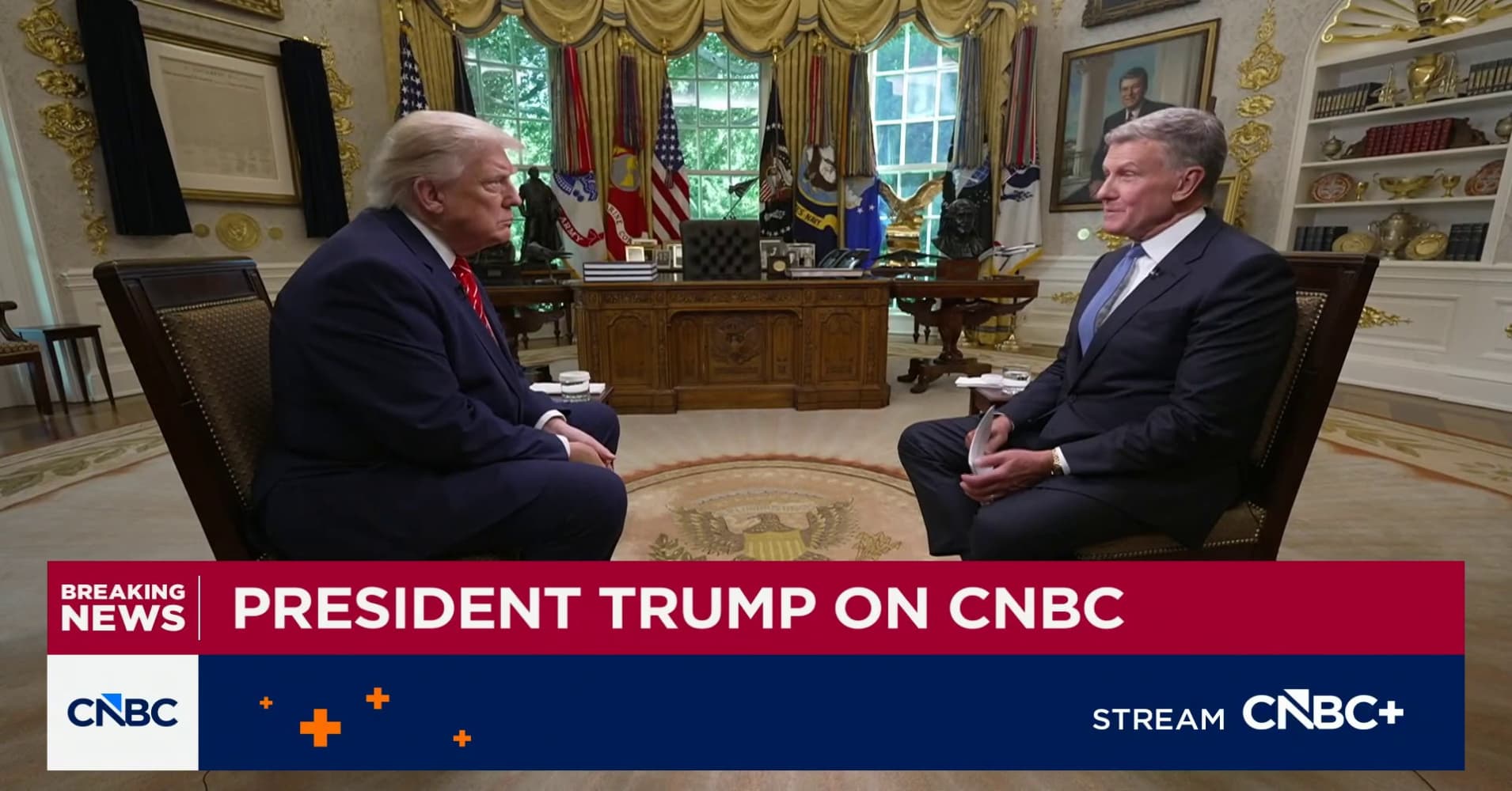 Watch CNBC's full interview with President Donald Trump