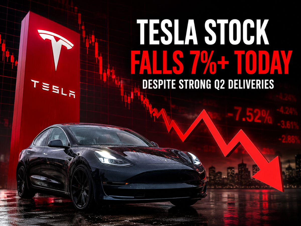 Tesla stock update: Why is TSLA down despite strong Q2 delivery beat ...