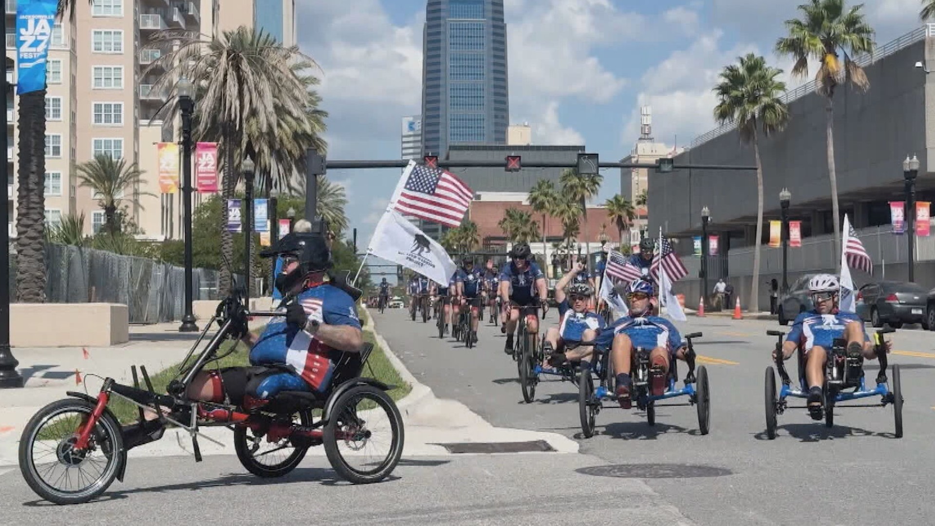 Wounded Warrior Project veterans cycle 1,000 miles to celebrate America ...