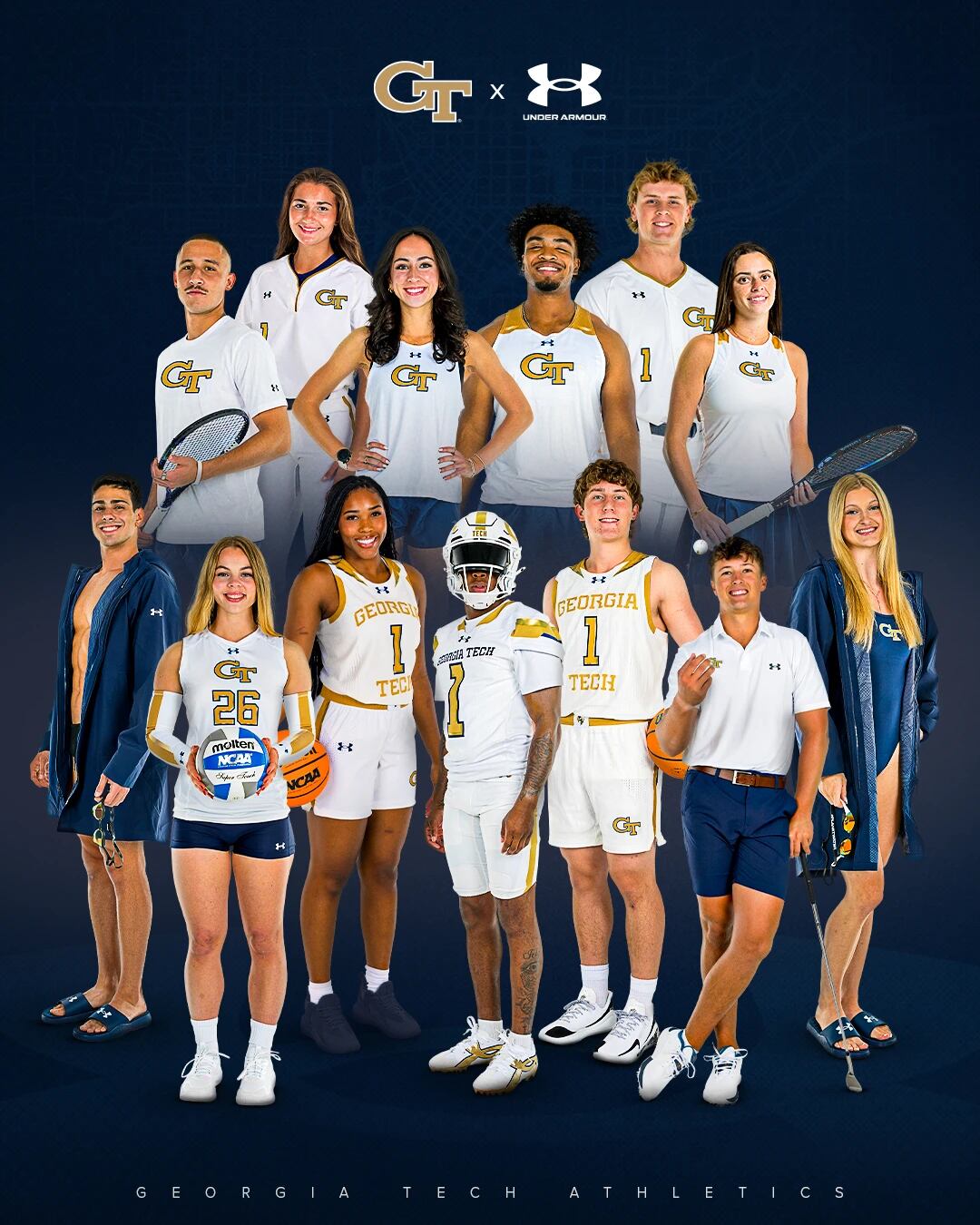 Georgia Tech shows off new athletics uniforms for 2026-2027 season