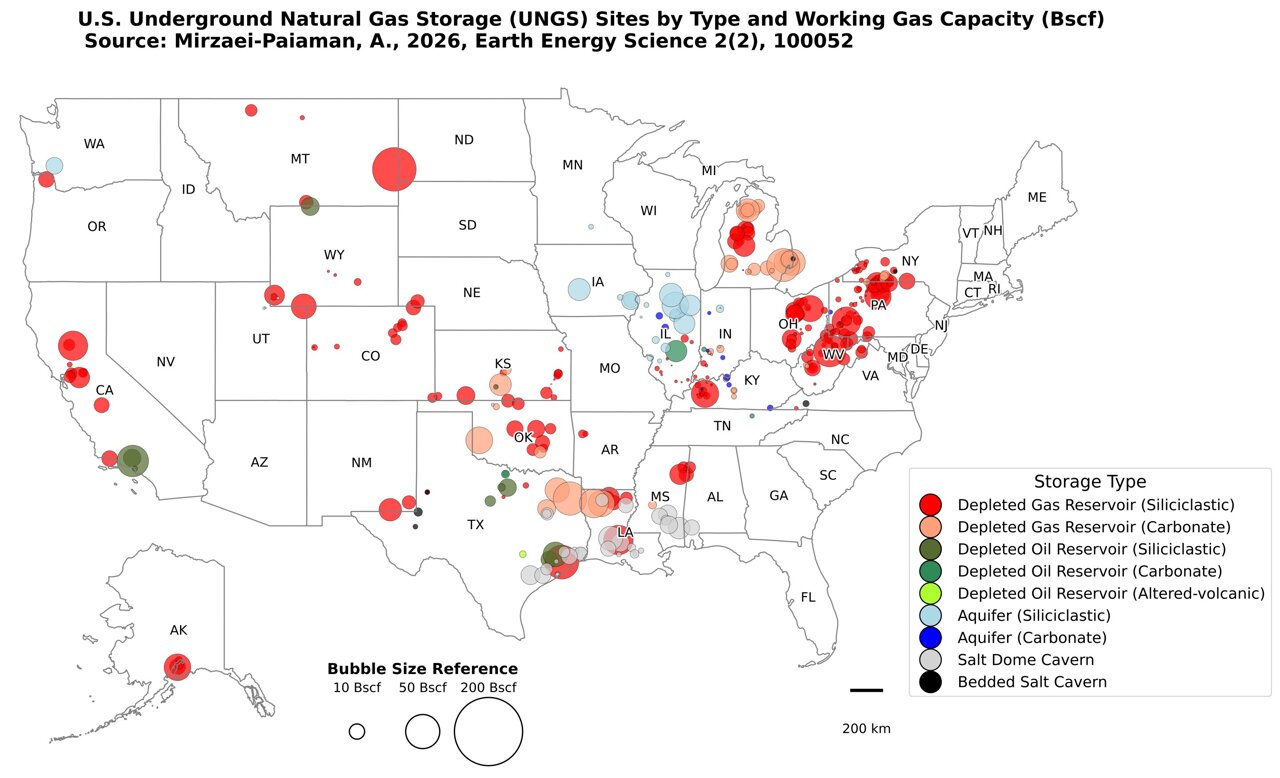 New Database Boosts Subsurface Energy Storage for Natural Gas