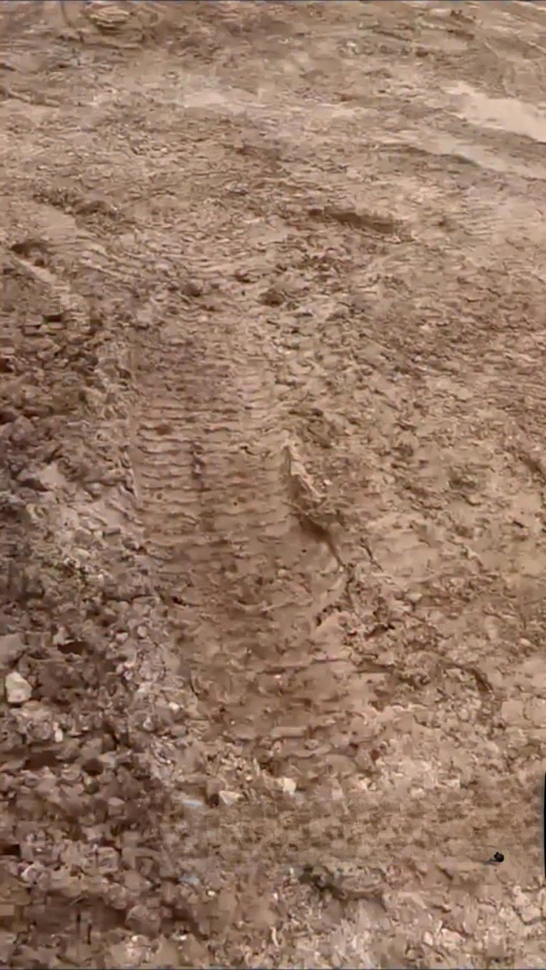 Leveling ground for better drainage