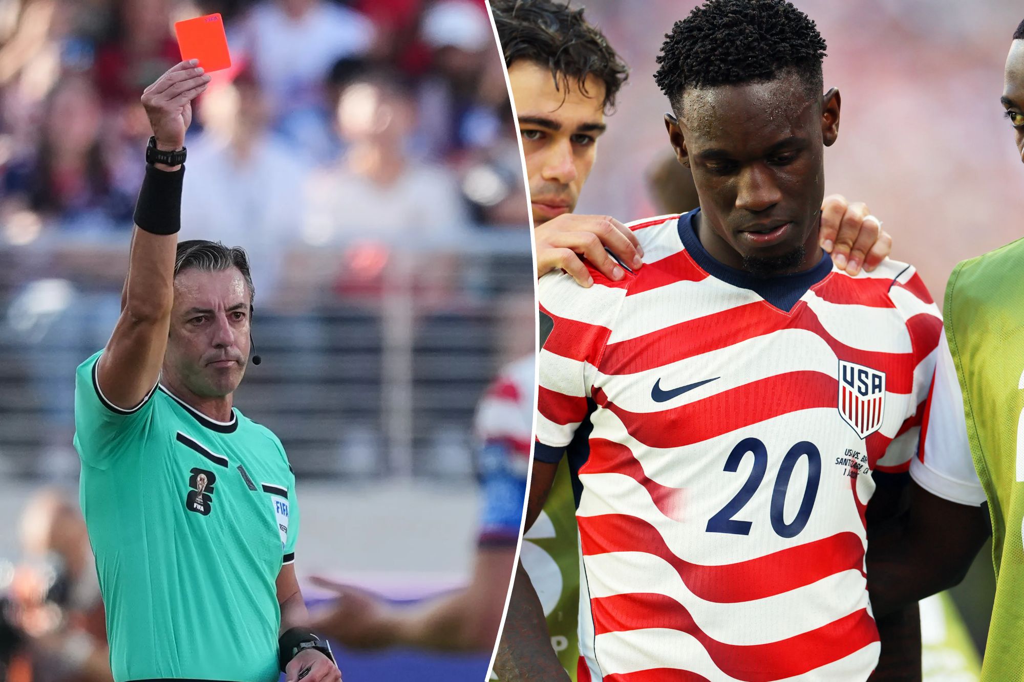 Referee Raphael Claus, part of USMNT red card controversy, was ...