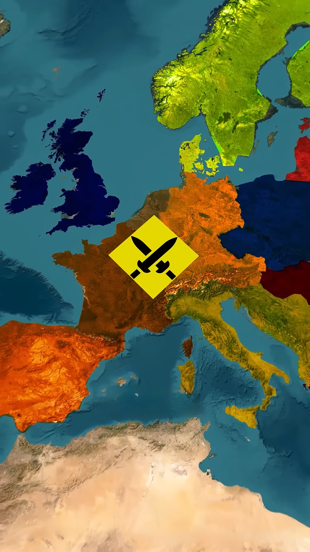 Who restores order after a total European conflict?