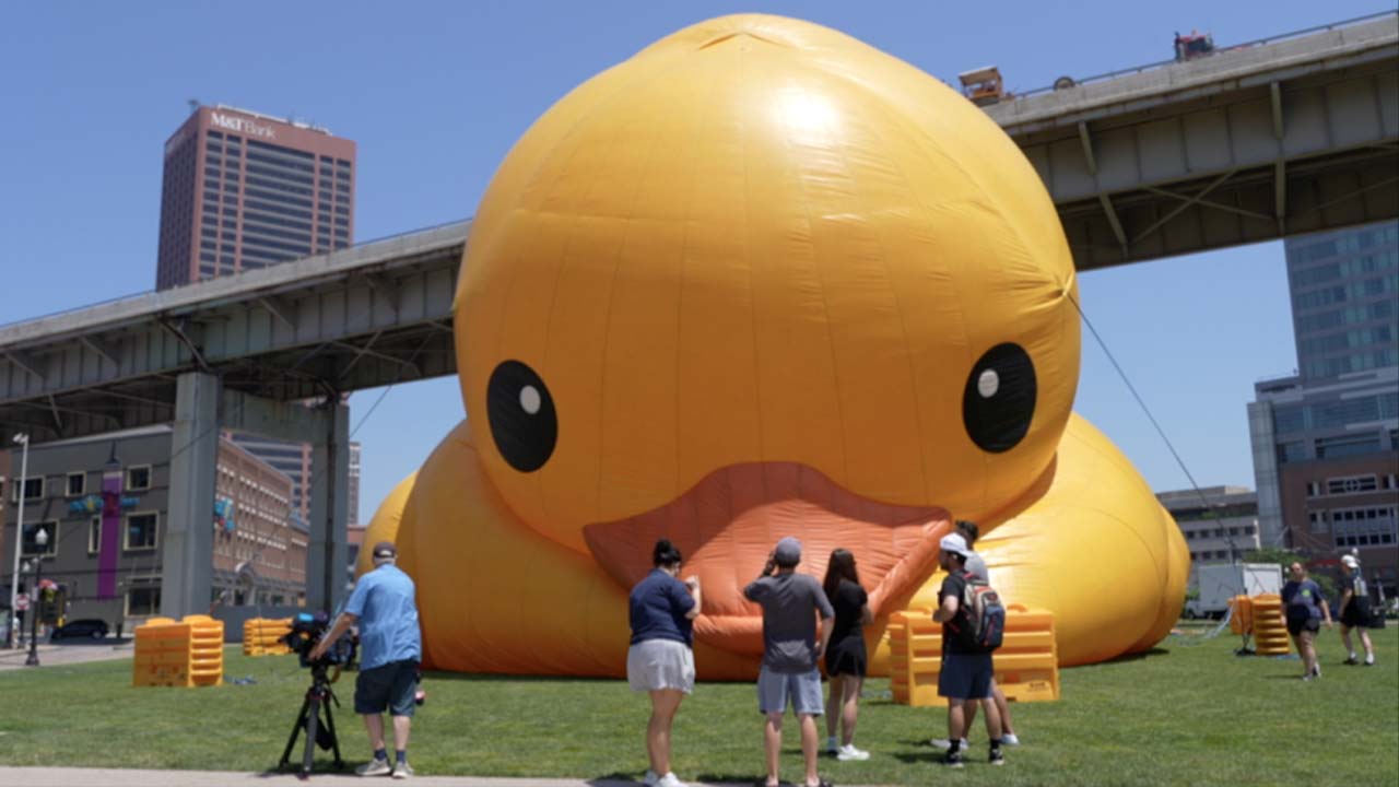 World's largest rubber duck returns to Buffalo as holiday weekend ...