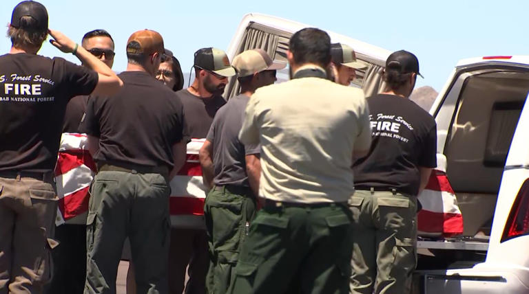 Fallen firefighter flown back to Arizona following deadly Colorado wildfire