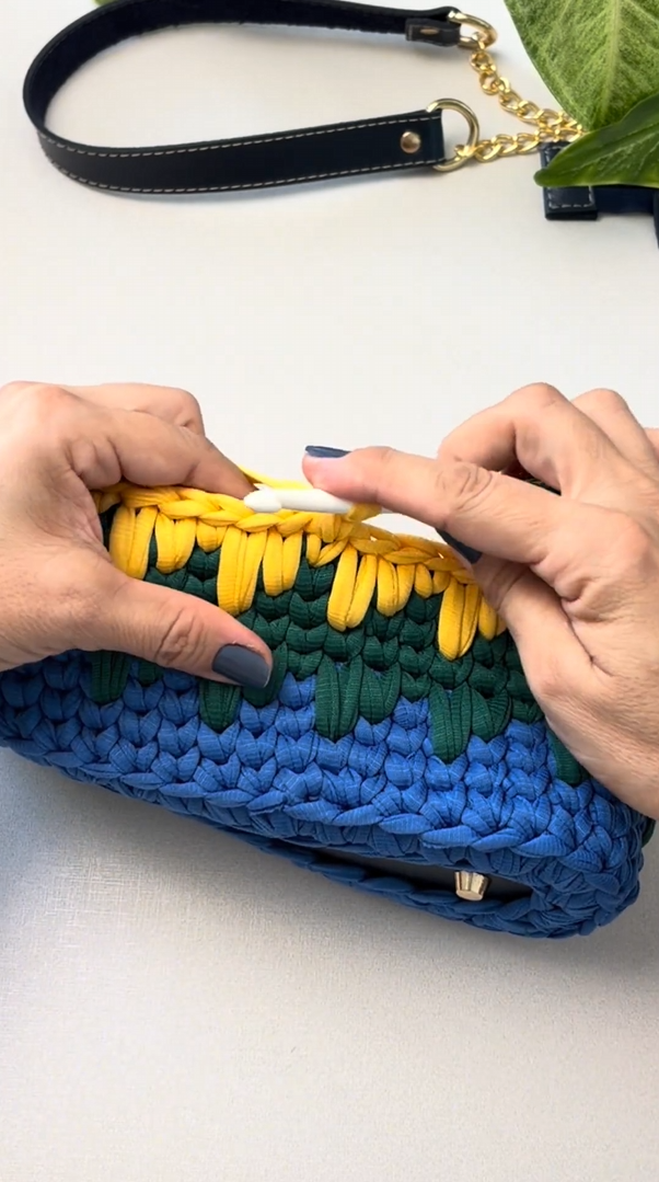 Padrão de crochê perfeito para bolsas