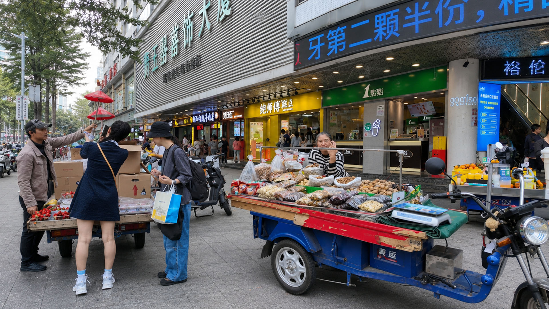 A walk along this Chinese street reveals everyday city traditions naturally