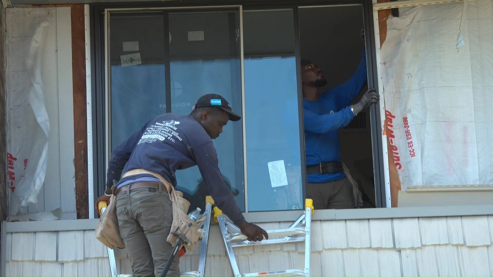 Construction workers are working through the heat, reminding crews of ...