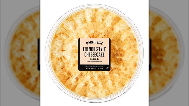 Marketside French Style Cheesecake Dessert with white background
