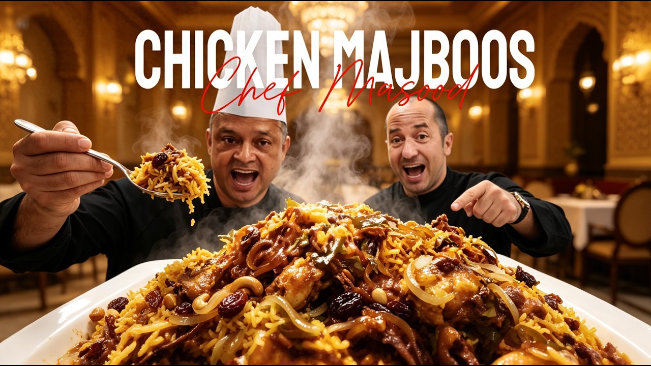 How to make authentic chicken majboos with chef Masood