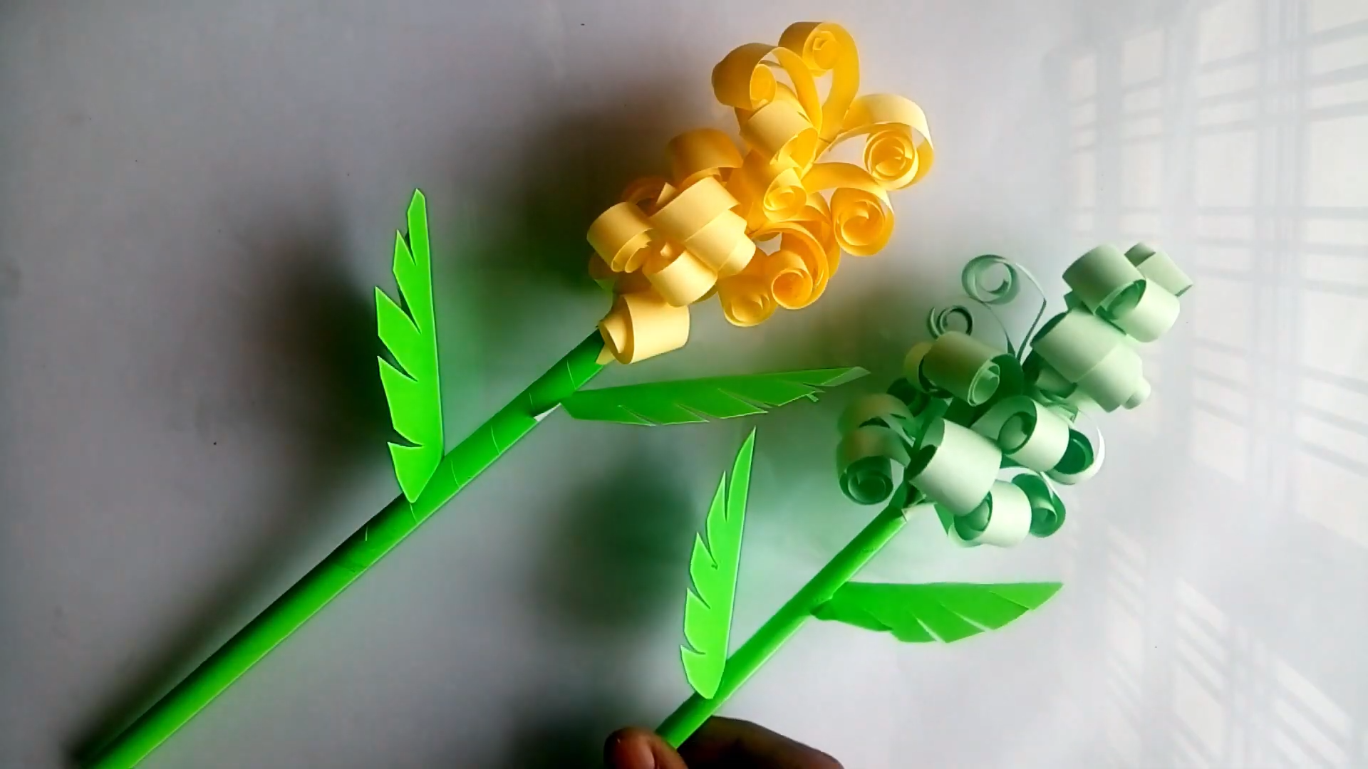 Simple DIY paper flower transforms room decor