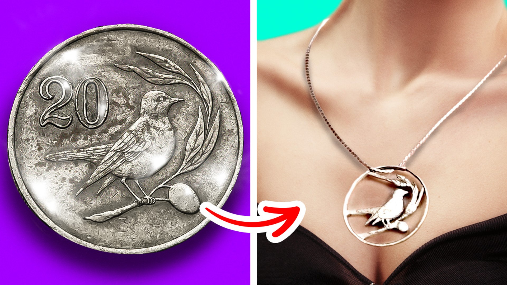 Creative coin jewelry: Unique DIY pieces to make and gift