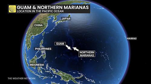A super typhoon could make landfall in the Pacific this weekend