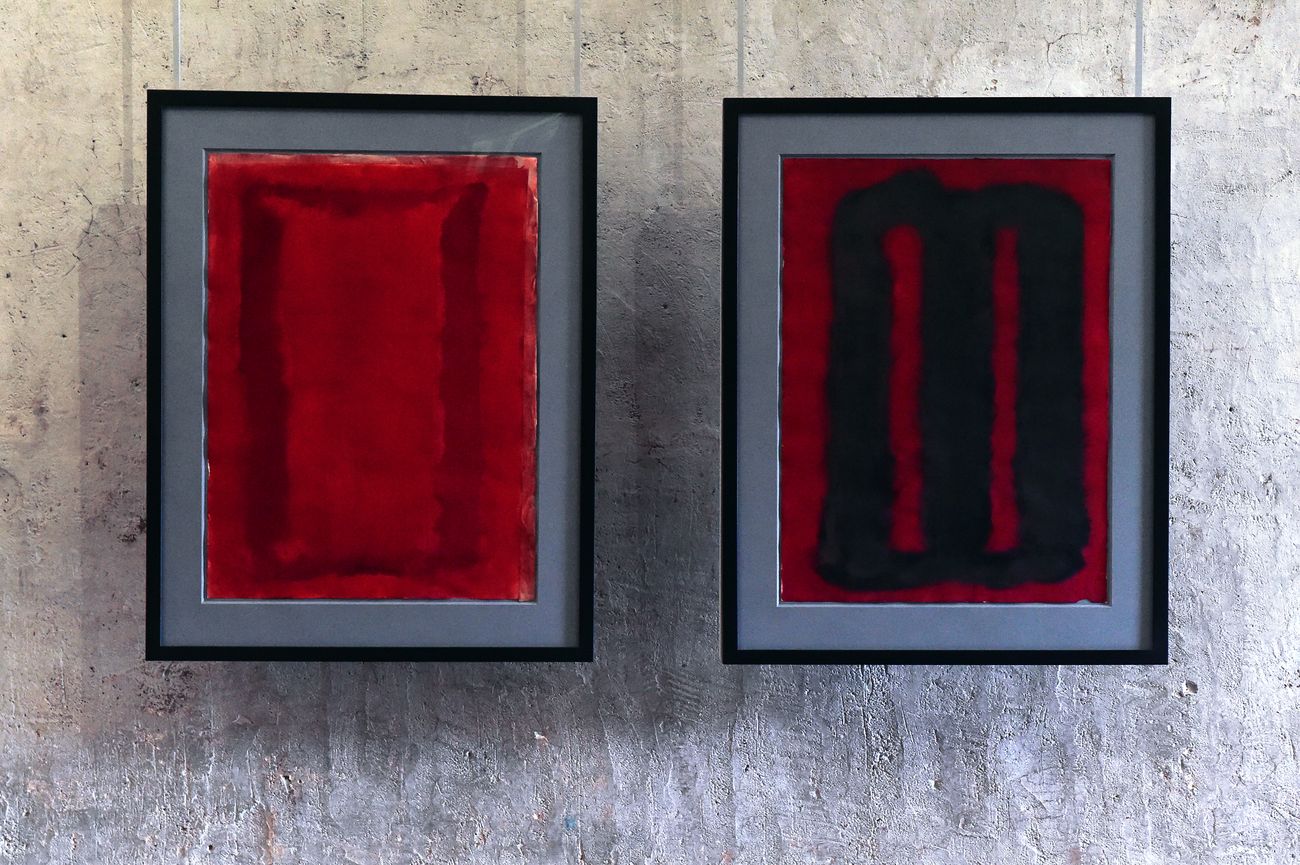 Rothko artworks on view at the Laurentian Library