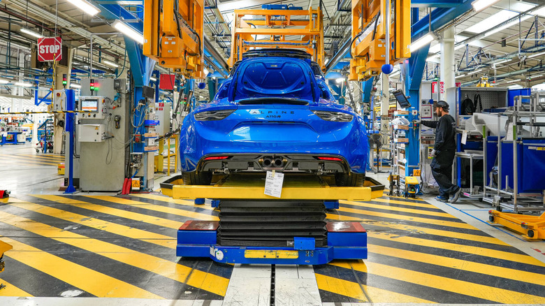 Alpine just built its last A110 (until the new one is revealed next week)