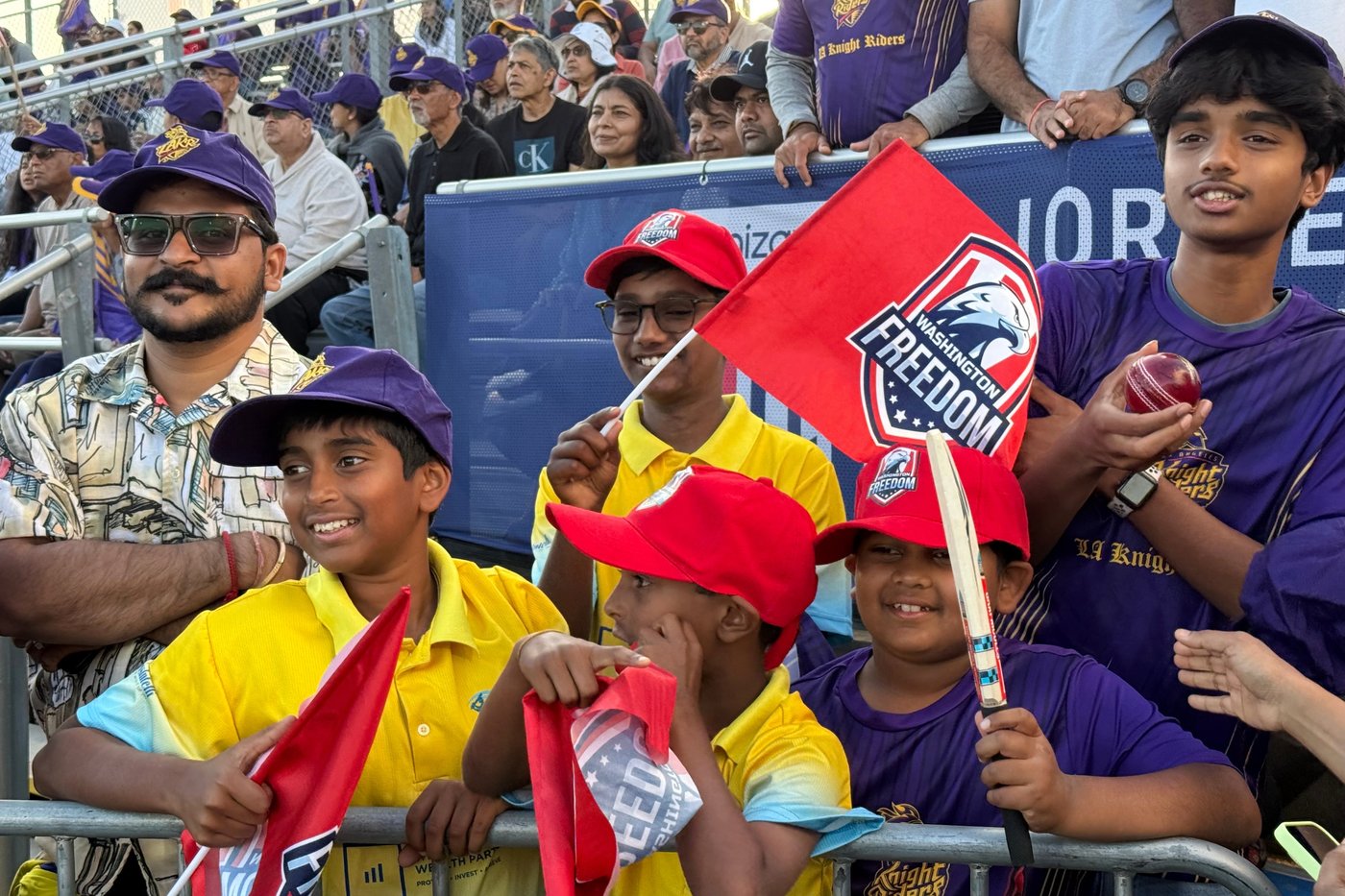 Los Angeles Knight Riders play first game in new stadium as Olympic ...