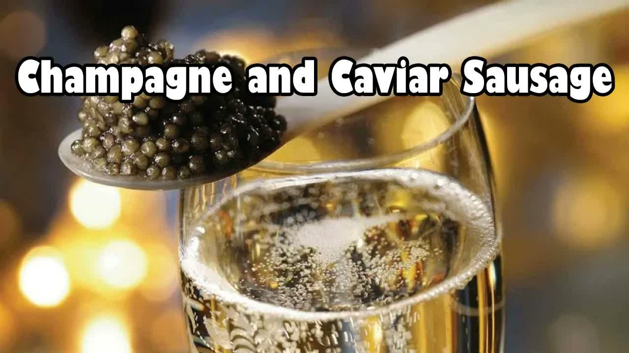 Why champagne, caviar, and sausage should not work together?