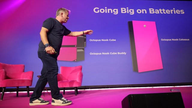 Octopus reveals a shoebox-sized battery for renters, and a Powerwall ...