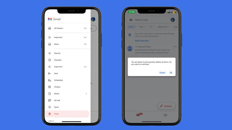 How to empty your trash in Gmail (and permanently delete emails)