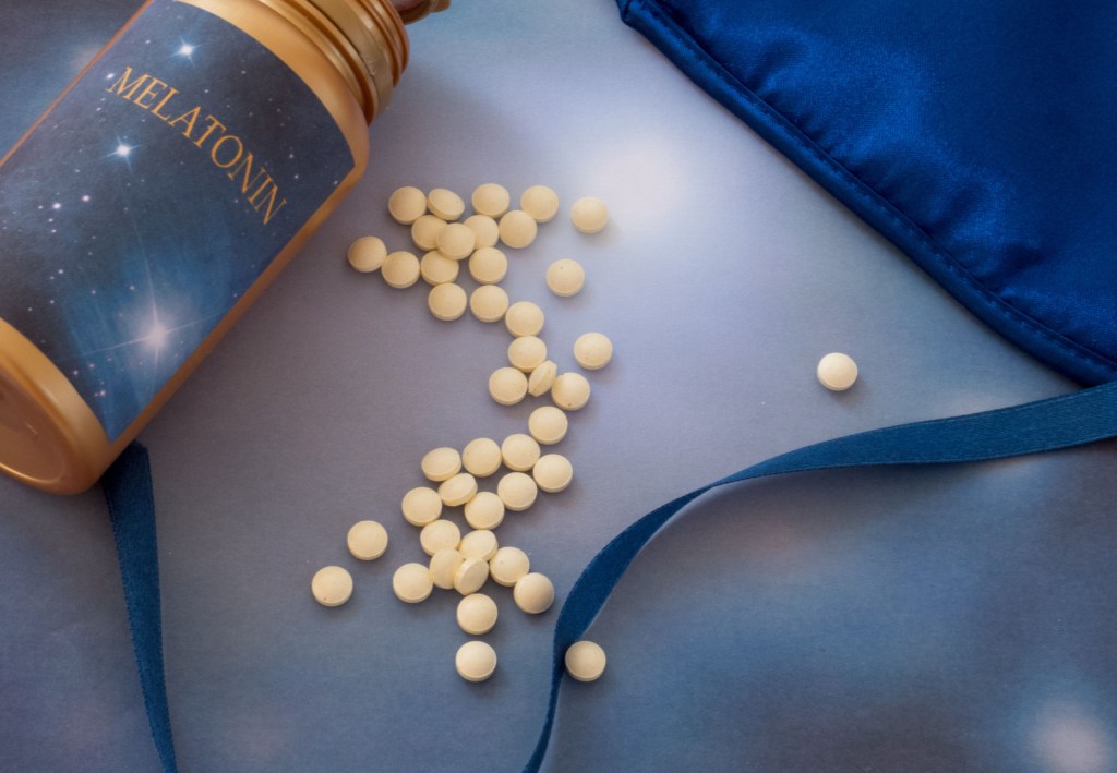 melatonin stock image