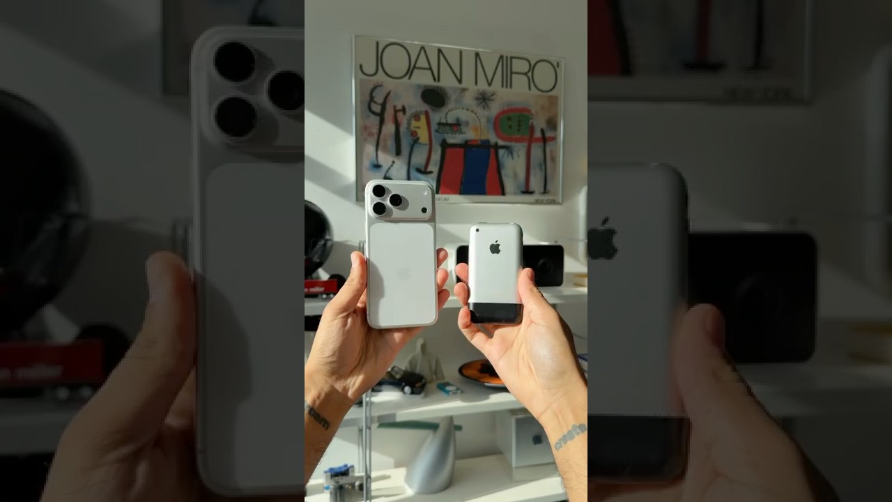 iPhone 17 Pro vs. iPhone 1 camera test comparison