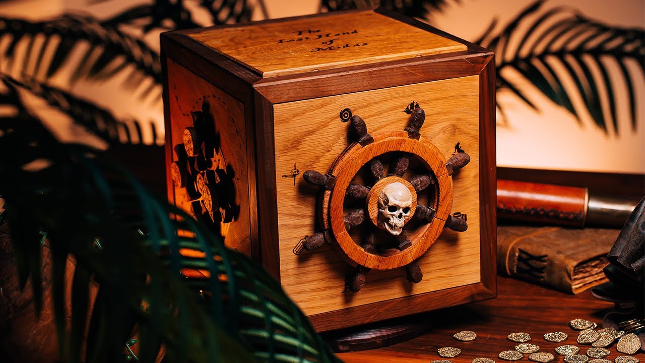 Only One of these Puzzles Exists!! - Hand Crafted Pirate Puzzle Box