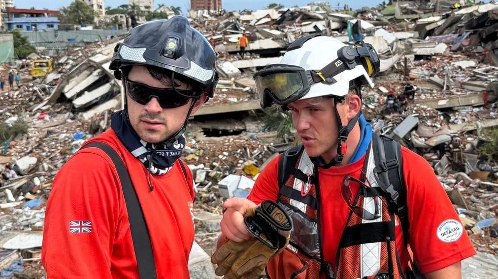 Essex firefighters join rescue effort in Venezuela