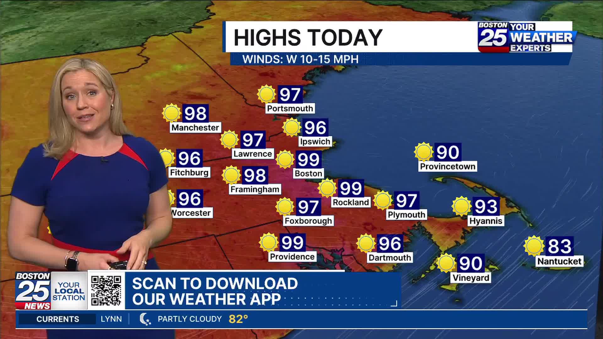 ⚠️ Extreme heat warning: Temperatures in Mass. could feel like 110 ...