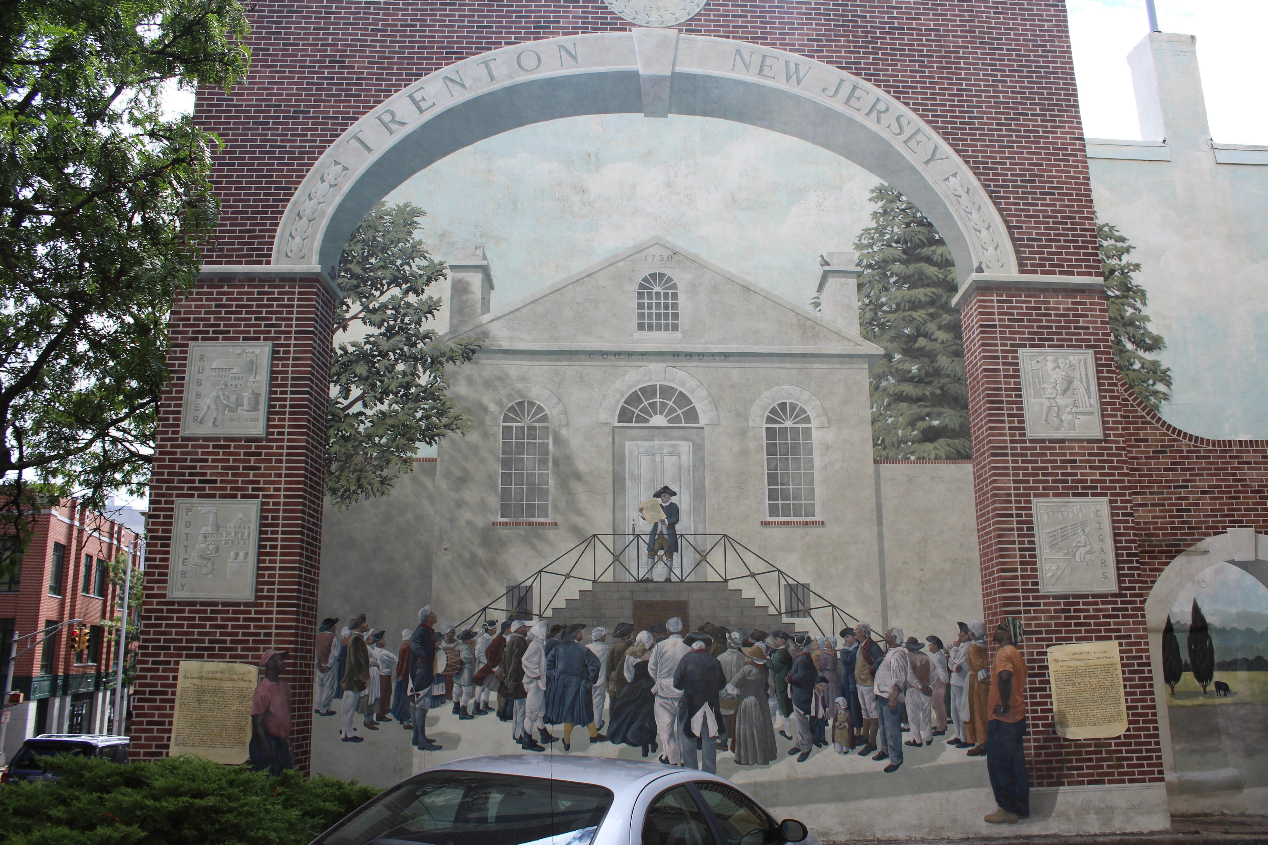 Declaration of Independence was read for one of the first times in NJ