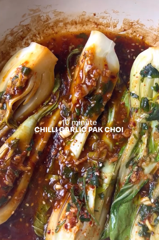 Fast pak choi bok choy side dish ready in minutes