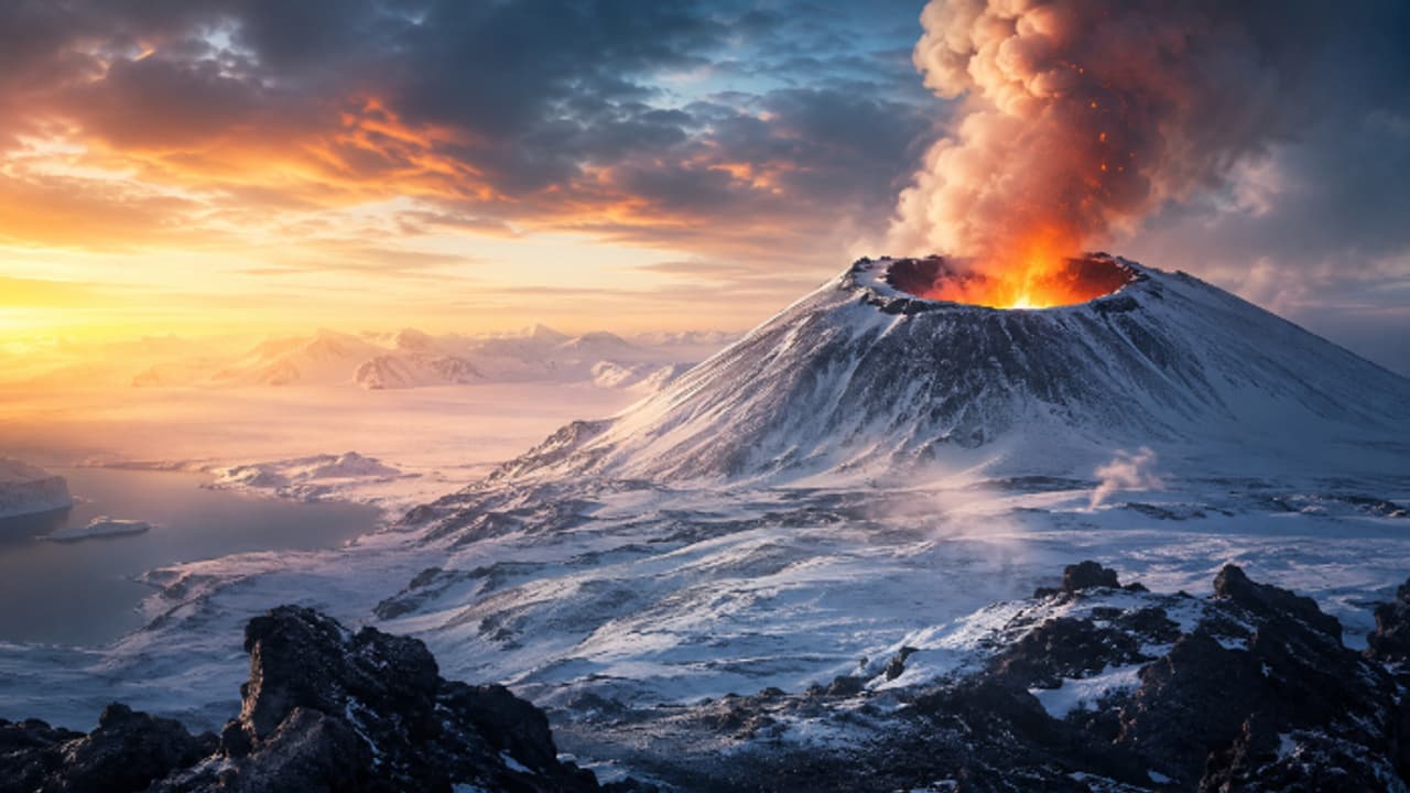 This Antarctic volcano spews gold every day—scientists still can't ...