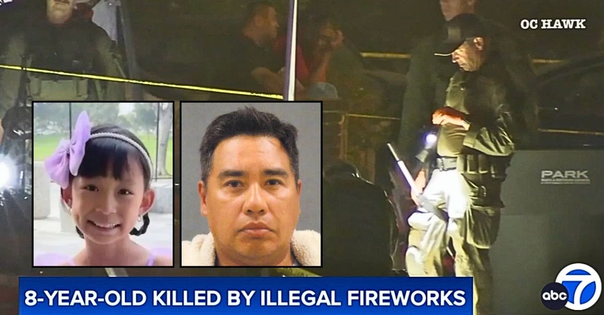 'Sitting with her family': Little girl killed by firework stack that ...