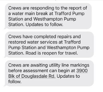Richmond officials: Service being restored after water main break