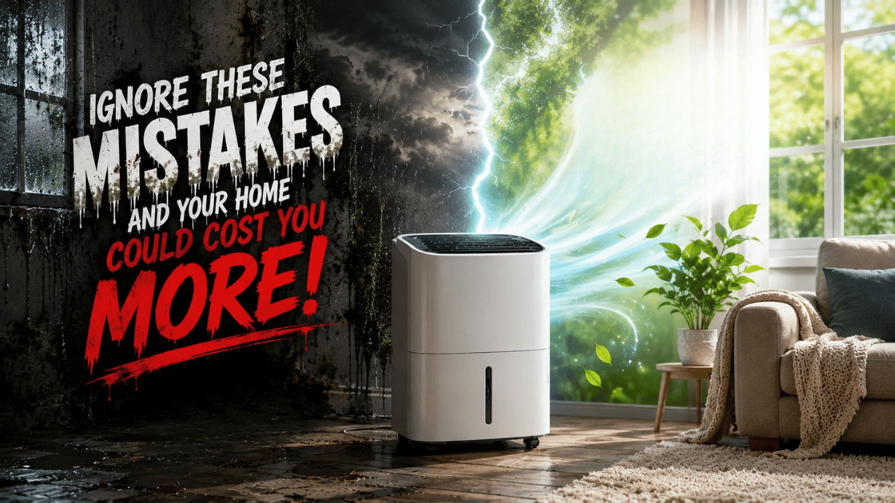 5 common mistakes to avoid when using a dehumidifier