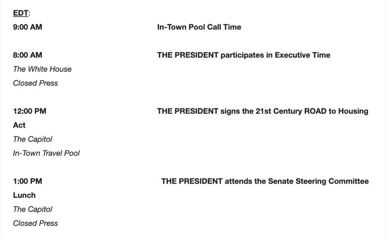Sleepy Trump, 80, has schedule that leaves him MIA almost every morning
