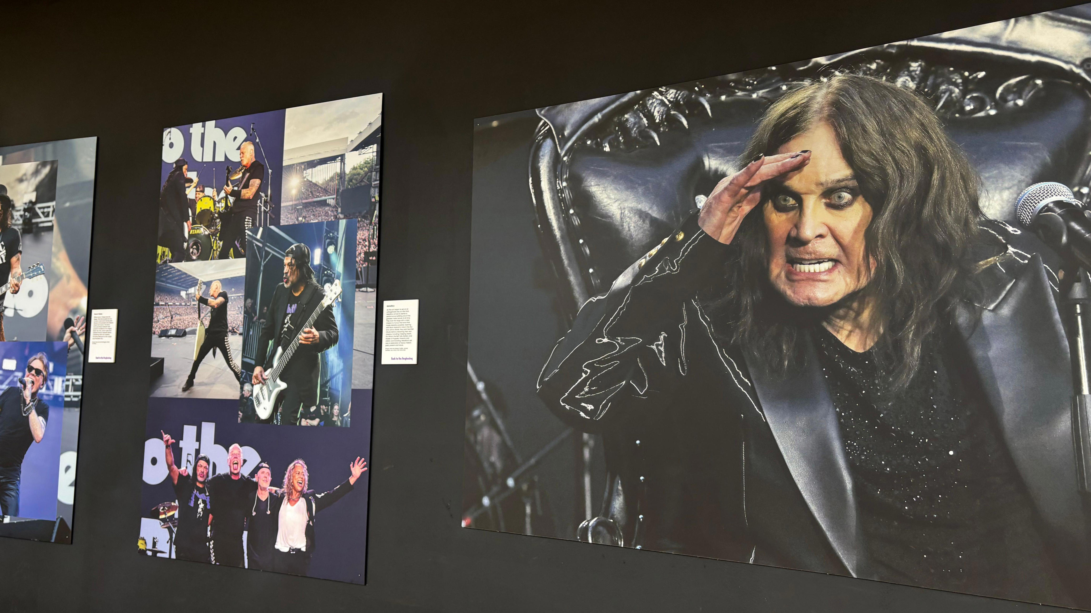 The new free exhibition at Grand Central Station includes photos from the sold-out gig