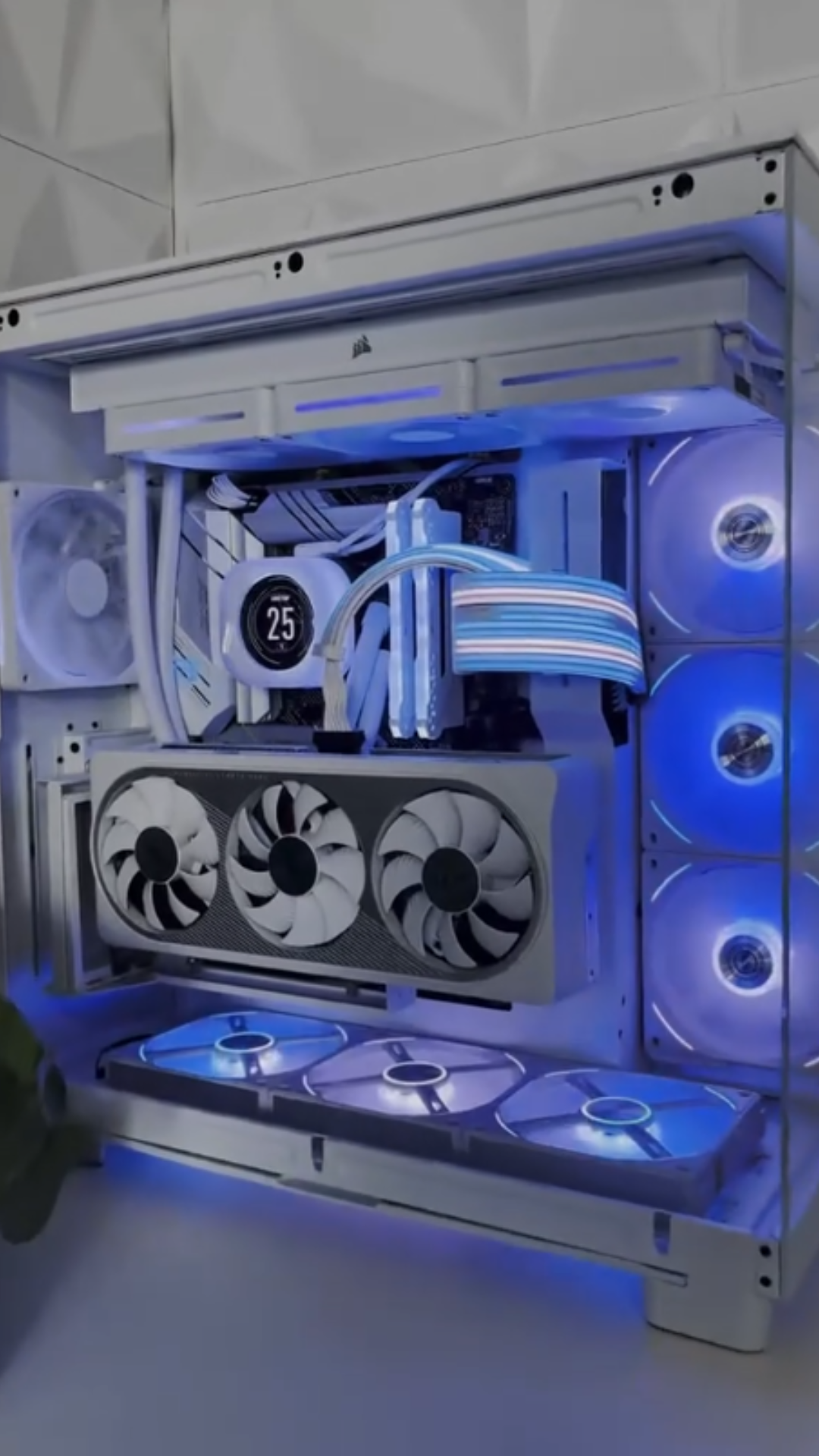 AIO cooler with LCD screen PC setup upgrade