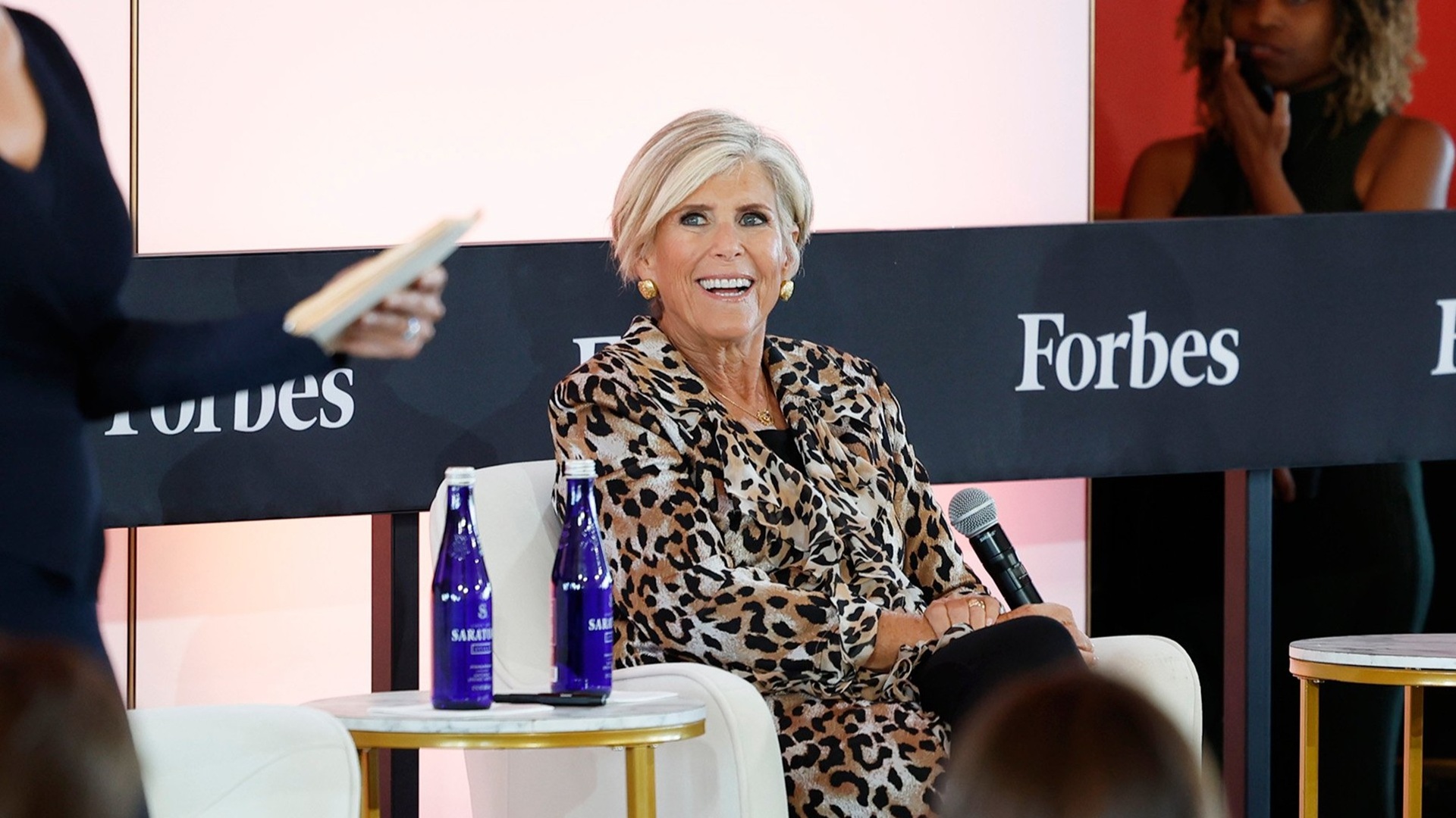 Discover financial expert Suze Orman on stage as the guest at a Forbes 50 Over 50 event in New York City